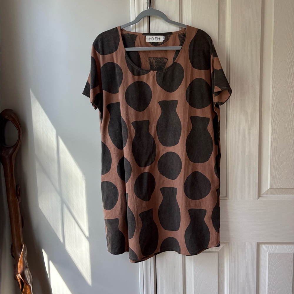 Po-em jug print dress